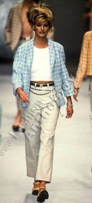 Linda Evangelista Chanel 1996 Fashion Pop Culture Fashion
