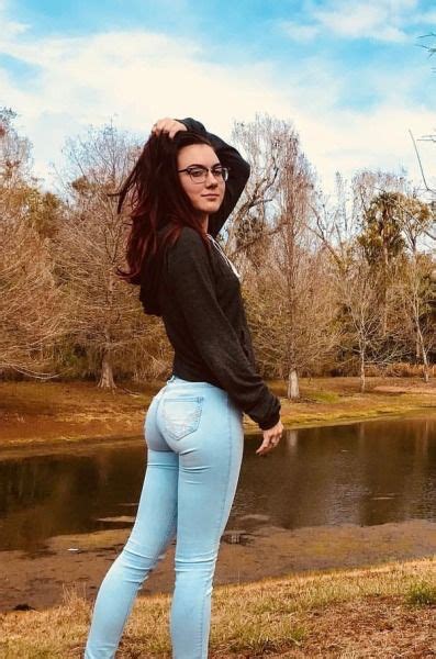 Girl In Tight Jeans Photo