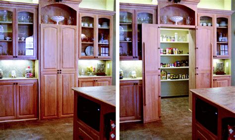 We stock a great selection of oak kitchen cabinets for your kitchen. Creating hidable storage for the kitchen | Remodeling ...