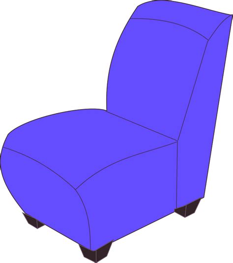 Because i have a yellow sofa table i figured. Blue Armless Chair clipart. Free download transparent .PNG ...