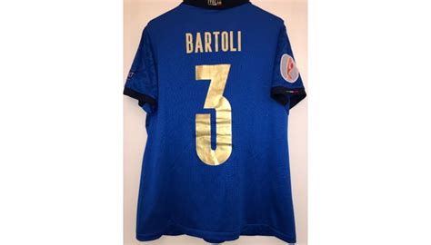 It's been a perfect euro 2020 for italy so far, but can they go on to win the tournament? Bartoli's Italy Match issued Shirt, Euro Qualifiers 2021 - CharityStars