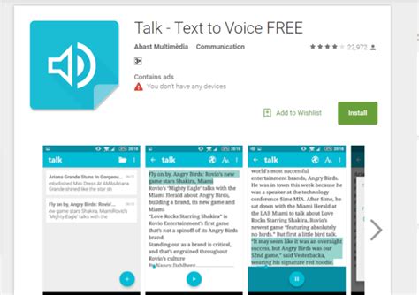 Just try this app once. Top 5 Text-to-Speech Apps for Your Android | GEEKERS Magazine