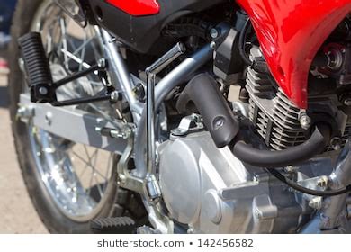 Closeup Chromed Motorcycle Engine Stock Photo Shutterstock