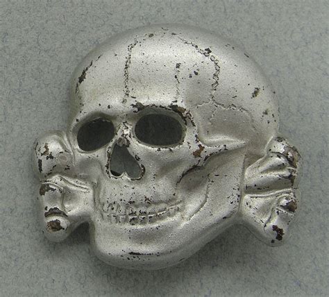 Ss Visor Cap Skull By Rzm M152