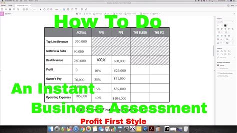 Profit First For Detailers Ep 3 The Instant Assessment Youtube