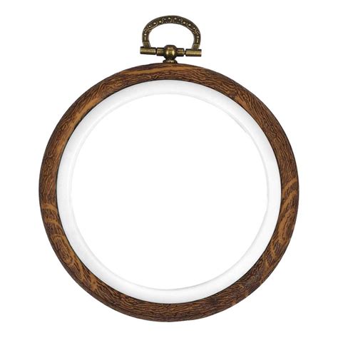 Wood Embroidery Hoop Adjustable Cross Stitch Frame Round Diy Sewing 5