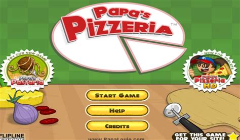 Papas Pizzeria Play Free Restaurant Games