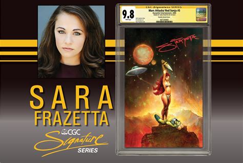 Cgc Welcomes Sara Frazetta For An Exclusive In House Private Signing