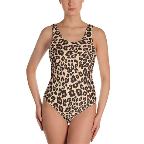 Juju Bs Leopard Print One Piece Swimsuit