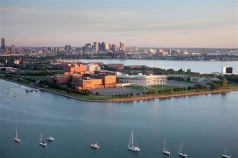 Aerial View Of The University Of Massachusetts Boston Campus