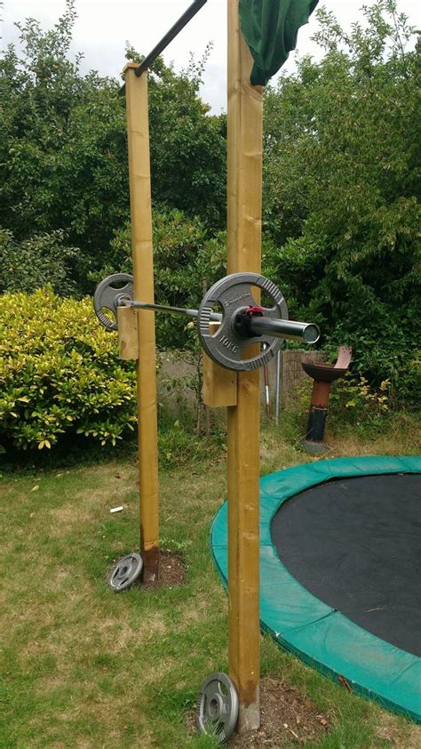 Decide on the type of pull up bar you want. DIY pullup bar/ squat rack | Diy pull up bar, Outdoor pull ...