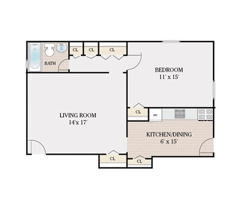 This cottage design floor plan is 400 sq ft and has 1 bedrooms and has 1 bathrooms. FLOOR PLANS - Glastonbury Centre Apartments for rent in ...