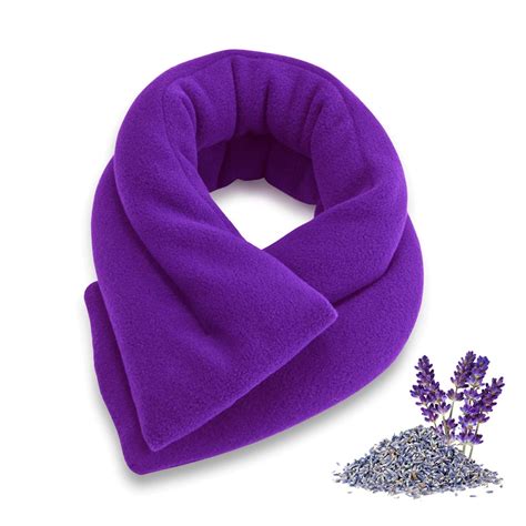 Microwavable heating pad, neck wrap and eye pillow gift set relax at the end of your day with one. Extra Long Lavender Heat Wrap For Neck Pain Relief ...