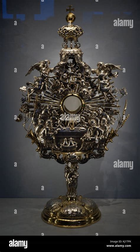 Silver Monstrance From Augsburg Germany A Monstrance Is A Vessel That