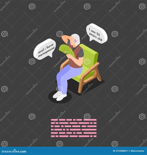Menopause Symptoms Background Stock Illustration Illustration Of