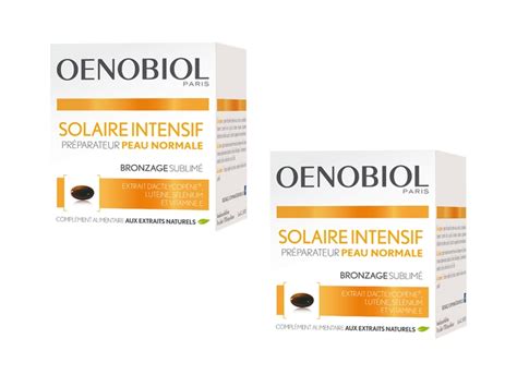 Oenobiol Solaire Intensif Peau Normale 2x30 Capsules Paraphamadirect
