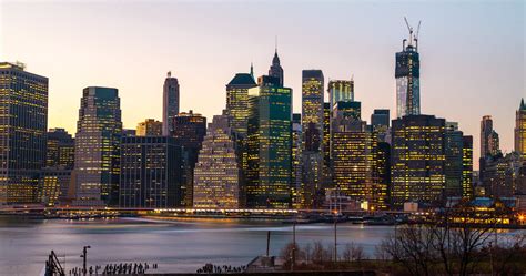 New York Skyline Downtown Manhattan Skyline As Seen From B Flickr
