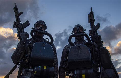 Navy Seals From Naval Special Warfare Group 2 Conduct Training On The