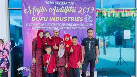Sales department, dufu technology corp. Majlis Aidilfitri 2019 - Dufu Technology Corp. Berhad
