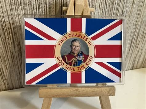King Charles Iii 3rd Coronation Day 2023 Jumbo Fridge Magnet Souvenir