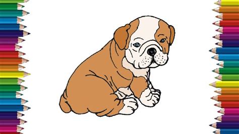 In this free tutorial you will learn step by step how to draw a dog. How to draw a bulldog step by step - Cute dog drawing easy for beginners | Dog drawing simple ...