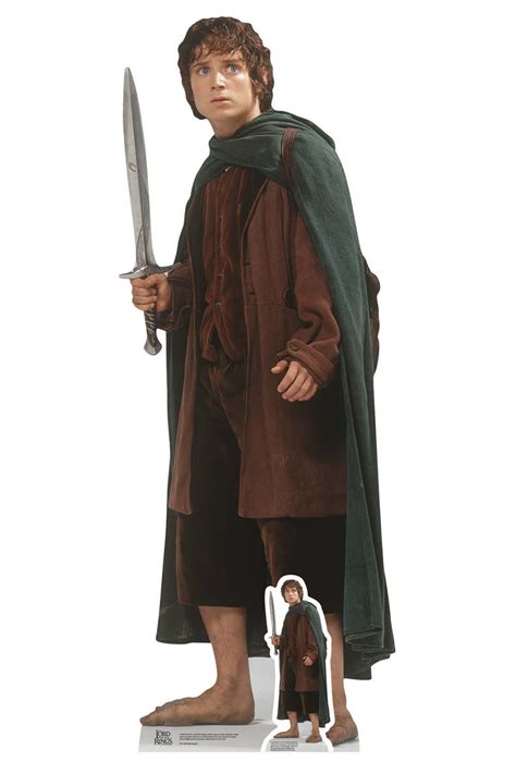 Frodo Baggins From The Lord Of The Rings Lifesize Cardboard Cutout