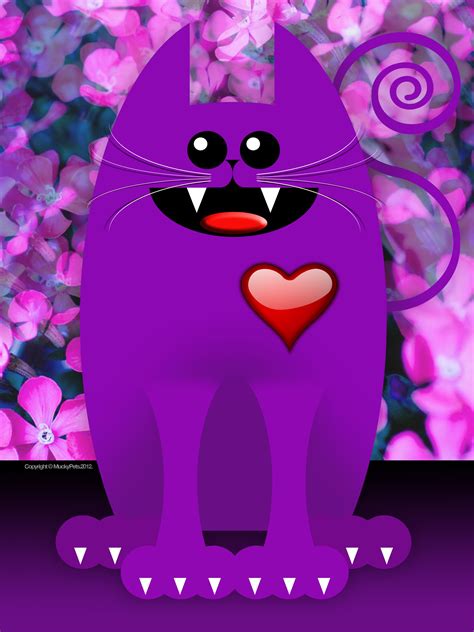 Purple Cat Purple Hues Shades Of Purple Purple Color Pink Purple