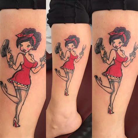 traditional pinup tattoo photos