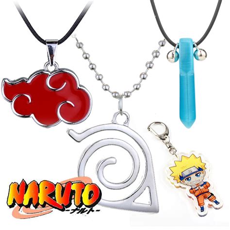 Anime Naruto Hokage Tsunade Uzumaki Chain Necklace Jewelry Akatsuki Red