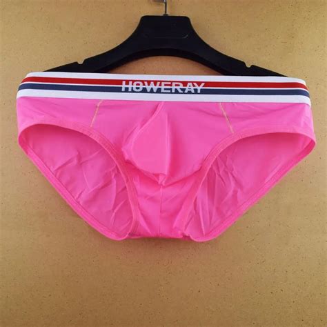 Brand Howe Ray Men S Gay Underwear Ice Silk Skating Ultra Thin Panties Fashion Triangular