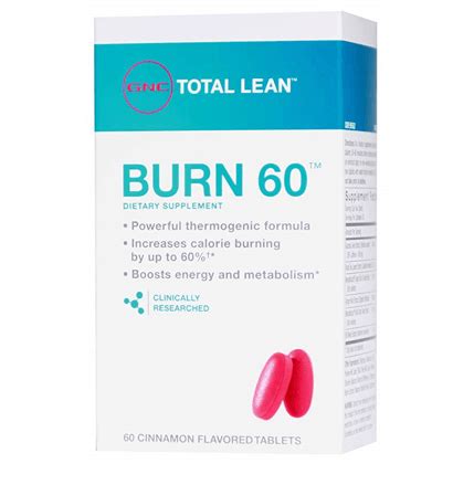 *clinically proven to increase post workout calorie burning by up to 60% for up to one hour after a workout. GNC Total Lean Burn 60 Review (UPDATED 2018)