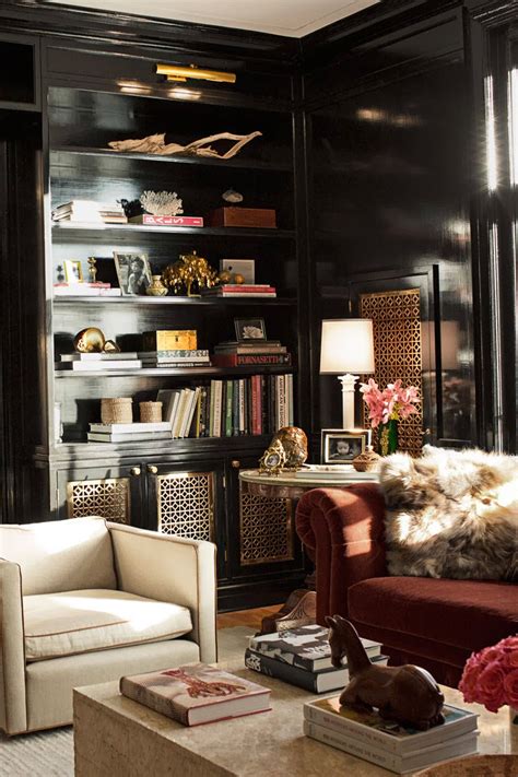 Lowe's® has everything you need to find the paint colors and finishes for your project. Black wall painted rooms: 8 Ideal Interiors with Black Walls