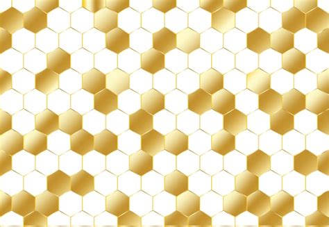 Premium Vector Abstract Golden Hexagon Pattern