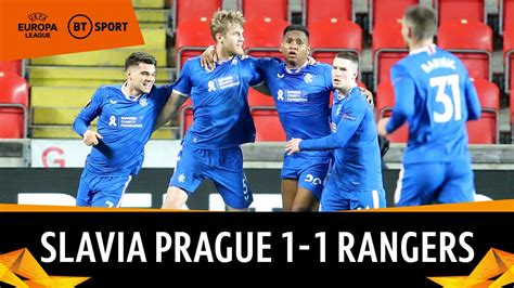 Slavia praha vs rangers (link 001). Slavia Prague vs Rangers (1-1) | McGregor makes stunning 90th minute save | Europa League ...