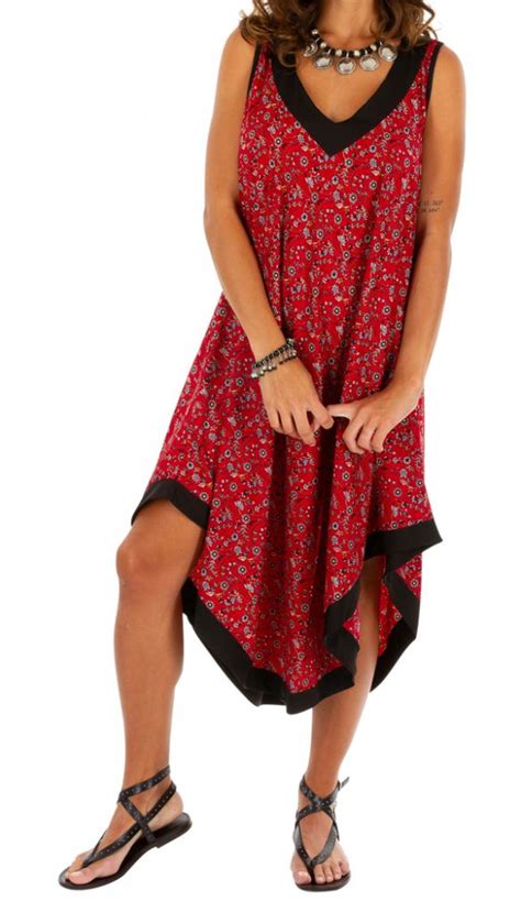 Robe courte soirée d'été, sexy, clubwear noire et blanche, moulante, mini xs, s. Robe longue d'été pour femme agréable et ethnique Amalia