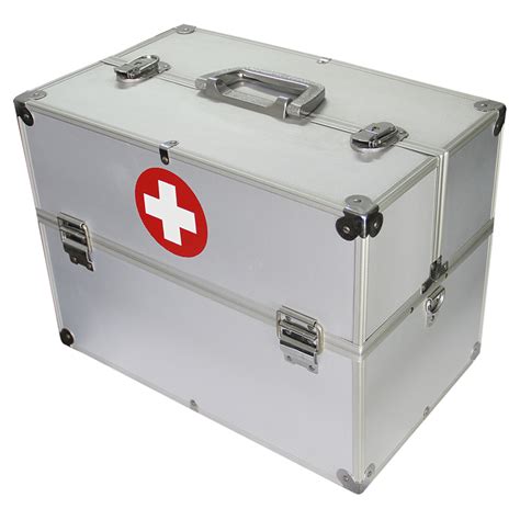 Aluminum Medical Emergency Carrying First Aid Case Kassico