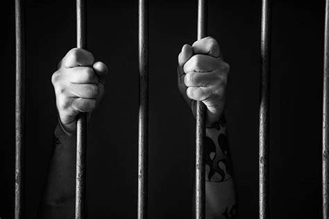 160 Hands Gripping Jail Bars Stock Photos Pictures And Royalty Free