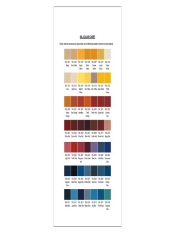 2023 Ral Color Chart Template Fillable Printable PDF Forms Handypdf