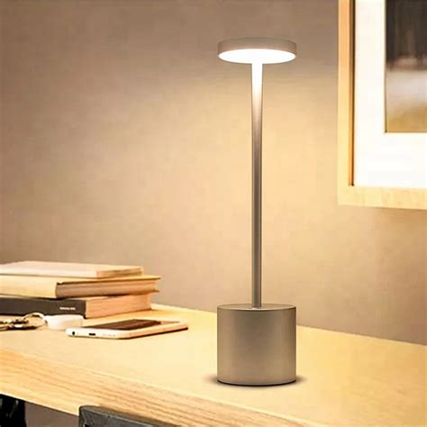 Led Table Lamp Modern Restaurant Dinner Light Usb Rechargeable Creative Lighting Decor For Bar
