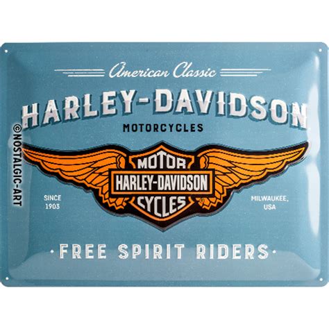 Harley Davidson Logo Blue Imeros Shop