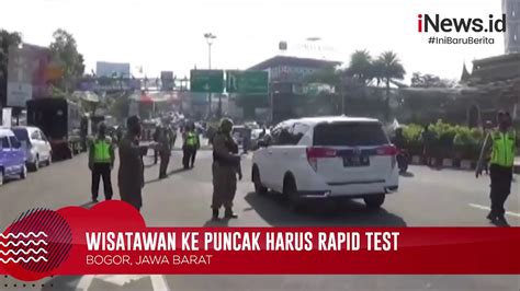 Ratusan Wisatawan Puncak Bogor Jalani Rapid Test Dan Swab Test Covid