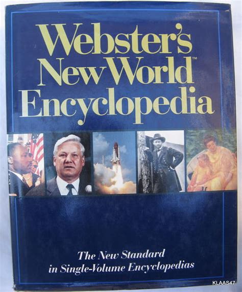 Reference Websters New World Encyclopedia Hardcover 1230 Pages The