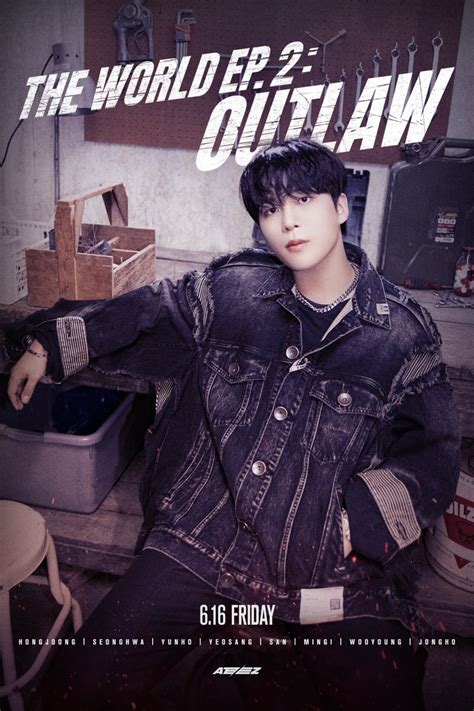 ATEEZ 에이티즈 on Twitter THE WORLD EP 2 OUTLAW Character Poster