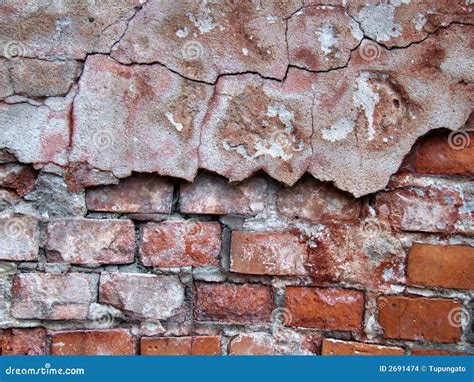 Red Crumbling Wall Decay Stock Photo Image Of House Ruined 2691474