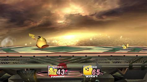 Super Smash Bros Brawl Pikachu Vs Kirby Ƹ̵̡Ӝ̵̨̄Ʒ Youtube