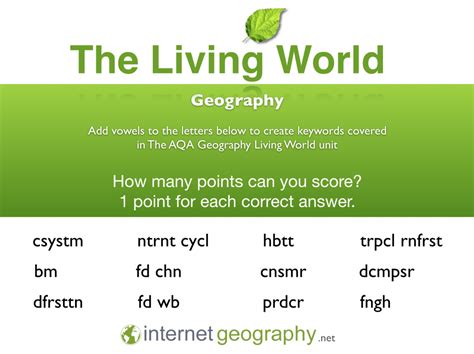 Living World Only Connect Quiz Internet Geography