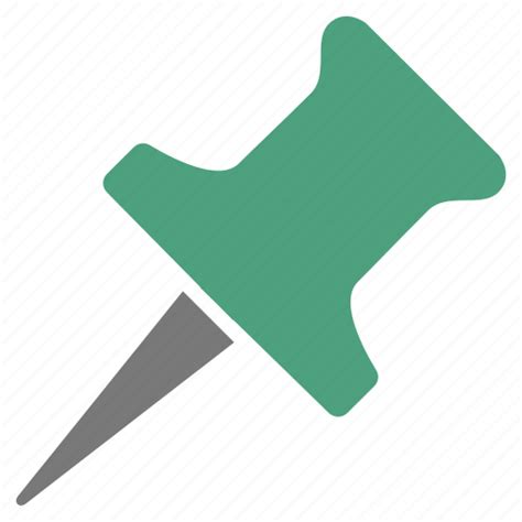 Green Important Marker Pin Point Pointer Icon