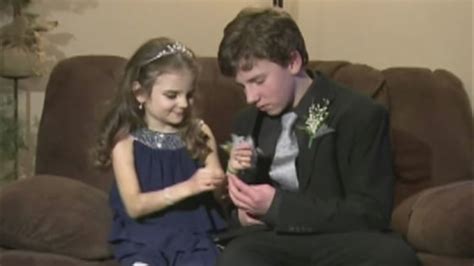 Brother Takes Dying 10 Year Old Sister To Her First Dance Abc7 San