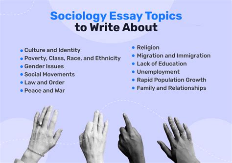 Sociology Essay Best Topics