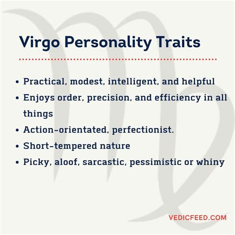 Virgo Personality Traits Characteristics Of Kanya Rashi